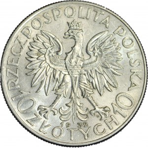 10 złotych 1932, Głowa, Warszawa, mennicze