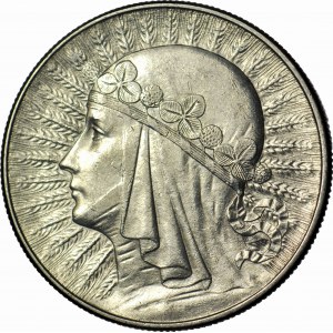 10 złotych 1932, Głowa, Warszawa, mennicze