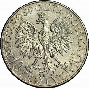 10 złotych 1932, Głowa, Warszawa, mennicze