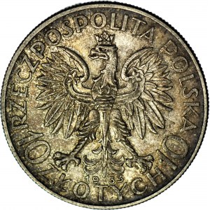 10 zlatých 1933, Hlava, pekné