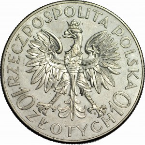 10 zlatých 1933, Traugutt, cca mincovňa