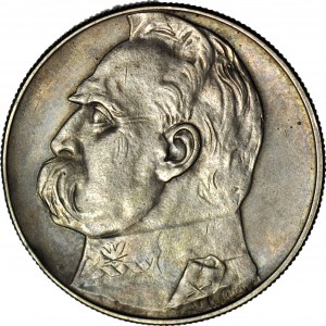 10 złotych 1934, Piłsudski, orzeł urzędowy, rzadki, piękny