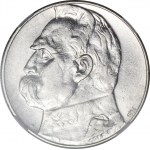 10 zlotých 1934, Piłsudski, střílející orel, velmi pěkný