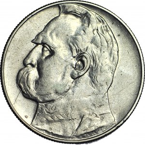 10 zlotých 1935, Piłsudski