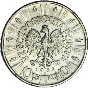 10 zlotých 1935, Piłsudski