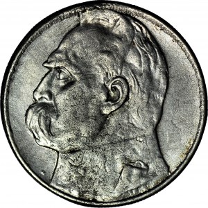 10 zlotých 1936 Pilsudski, dobový padělek