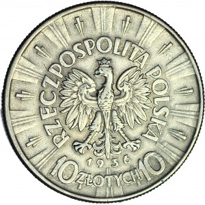 10 zlotých 1936, Piłsudski