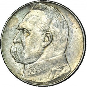 10 gold 1939, Pilsudski, minted