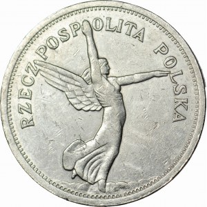 5 złotych 1928 Nike, Bruksela, bez znaku, piękna