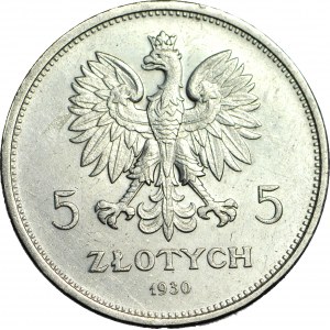 5 zlatých 1930, Banner, mincovňa