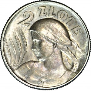 2 Gold 1925, Harvester, post-dated dot, London, minted