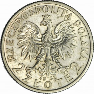 2 zlaté 1933, hlava, raženo