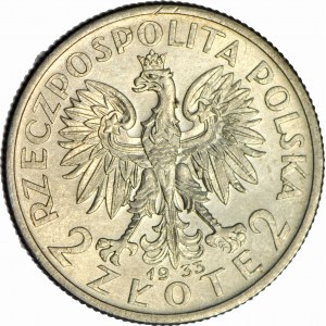 2 zlaté 1933, hlava, raženo