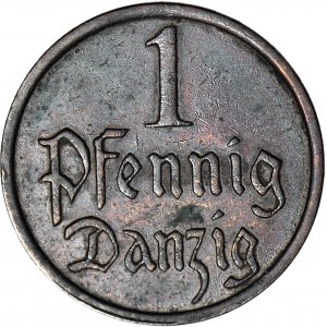 Wolne Miasto Gdańsk, 1 fenig 1937