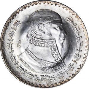 Mexiko 1 peso 1965, protiznačka Návšteva Jána Pavla II. 1979