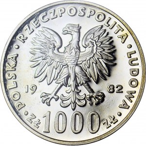 SAMPLE, 1000 gold 1982, John Paul II, Warsaw