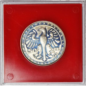 50 zlatých 1972, Frederic Chopin, vzorka, striebro