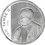 2000 Gold 1989, John Paul II, Grille, SAMPLE NIKIEL