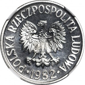 50 pennies 1982, mintage 5 thousand, LUSTRUSTED