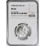 2 gold 1958, Berry, mint