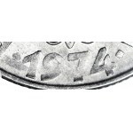 RR-, Rybak 5 złotych 1974, SUPER PŁASKA DATA