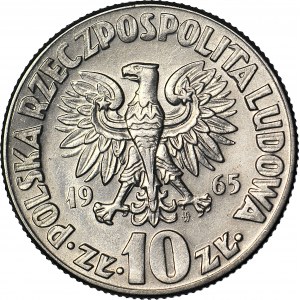 10 zlotých 1965 Koperník, mincovňa