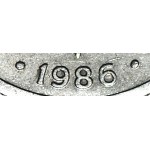 RR-, 20 złotych 1986, SZEROKA DATA, rzadkość