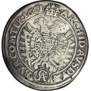 Austria, Leopold I, 15 krajcars 1661 CA, Vienna