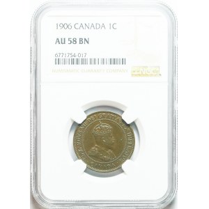 Canada, Edward VII, 1 cent 1906, Ottawa, ca.