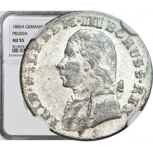 Niemcy, Prusy, Fryderyk, 3 grosze 1806 A, Berlin
