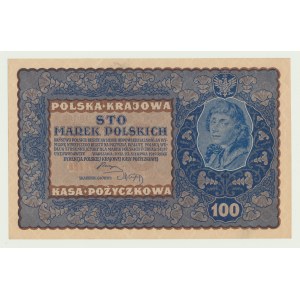 100 marks polonais 1919, IH série A (aimé série A)
