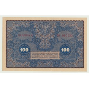 100 marks polonais 1919, IH série A (aimé série A)
