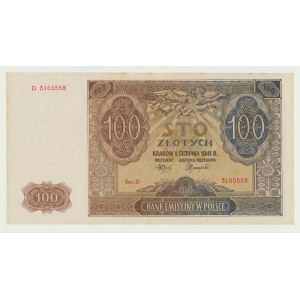 100 złotych 1941, Seria D