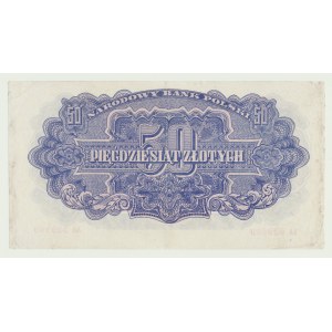 50 zloty 1944, ...owym - ser. AA, RARE PREMIÈRE SÉRIE AA