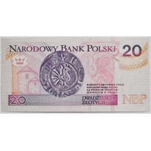 20 złotych 1994, druk TDLR Londyn, AA 0023973, dwa zera na początku