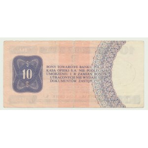 Pewex Bon Towarowy, 10 dolarów 1979, ser. HF