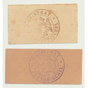 Poznanskie (Posen), Zaniemyśl (Santomischel), 50 fenig 1917, sada 2 ks.