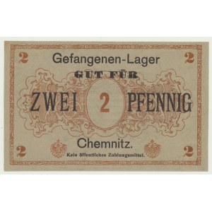 Camp de prisonniers de guerre de Chemnitz, 2 fenigs sans date
