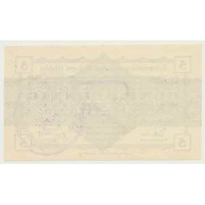 Obóz jeniecki II w Golzern (Mulde), 5 fenigów 1916, pieczęć fioletowa