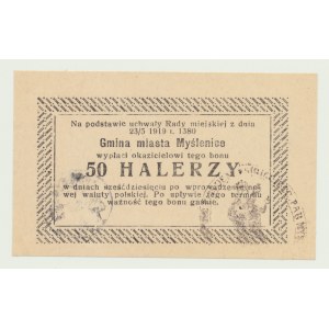 Myślenice, 50 halerzy 1919