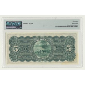 Meksyk, Tamaulipas 5 Pesos 1902