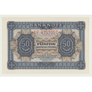 Německo, DDR, 50 fenig 1948, ser. AF