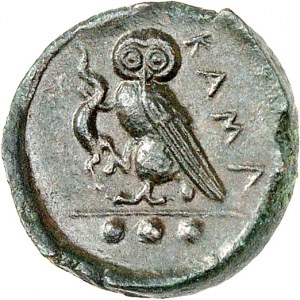 ANCIENT GREECE - GREEK Sicily, Camarina. Tetras ND (420-410 BC), Camarina.