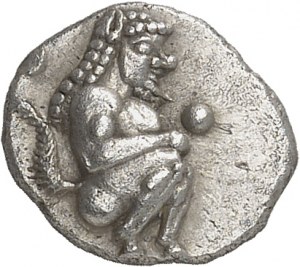 ANCIENT GREECE - GREEK Macedonia, Siris (Serres). Trihemiobol or 1/8th statere ND (500-490 B.C.), Siris.