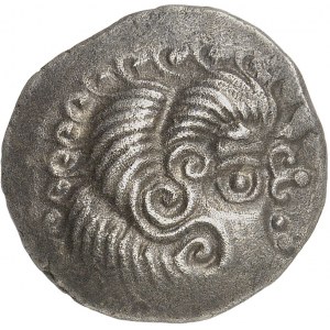 GAULE - CELTIC Coriosolites. Statère de billon, classe III, au nez en epsilon ND (c.50 av. J.-C.).