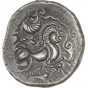 GAULE - CELTIC Coriosolites. Statère de billon, classe III, au nez en epsilon ND (c.50 av. J.-C.).