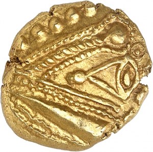 GAULE - CELTIC Rèmes / Belgium. Statère à l'œil ND (première moitié du Ier siècle avant J.-C. et Guerre des Gaules).