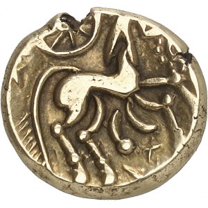 GAULE - CELTIC Nerviens. Statère à l'epsilon, var. 1b ND (première moitié du Ier siècle avant J.-C. et Guerre des Gaules).