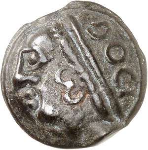 GAULE - CELTIC Sequanes. Class I potin with legend DOCI au droit ND (first half of 1st century BC and Gallic War).