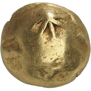 GAULE - CELTIC Boiens (Bohème). Statère d’Or au croissant (Müschelstater) ND (IIe-Ier s. av. J.-C.).